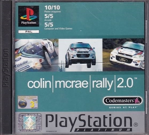 Colin Mcrae Rally 2.0 Platinum - PS1 (B Grade) (Used) (eng)